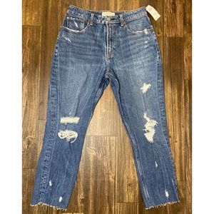 Curve Love High Rise Mom Jeans